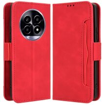 Чехол Deexe Wallet Stand для Realme 13 Plus - Red: фото 1 из 7