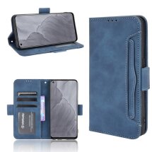 Чехол Deexe Wallet Stand для Realme GT Master Edition - Blue: фото 1 из 11