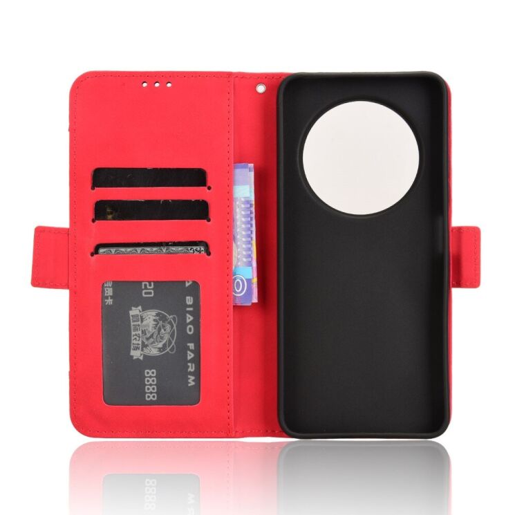 Чохол Deexe Wallet Stand для Xiaomi Redmi 14C / Redmi A4 5G / Poco C75 - Red: фото 6 з 7