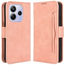 Чехол Deexe Wallet Stand для Xiaomi Redmi Note 14 4G - Pink: фото 1 из 7