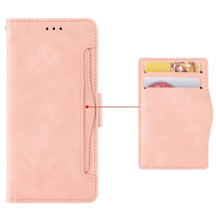 Чехол Deexe Wallet Stand для Xiaomi Redmi Note 14 4G - Pink: фото 5 из 7