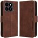 Чехол Deexe Wallet Stand для ZTE Blade A35 / Blade A55 - Brown (367702Z). Фото 1 из 7