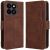 Чехол Deexe Wallet Stand для ZTE Blade A35 / Blade A55 - Brown: фото 1 из 7