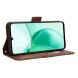 Чехол Deexe Wallet Stand для ZTE Blade A35 / Blade A55 - Brown (367702Z). Фото 4 из 7