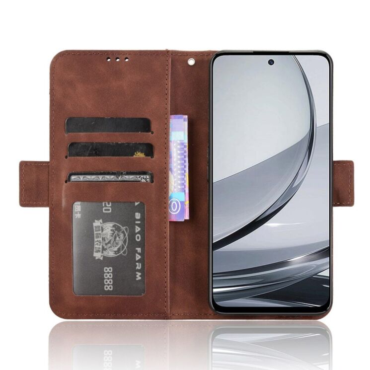 Чехол Deexe Wallet Stand для ZTE Nubia Focus Pro - Brown: фото 2 из 8