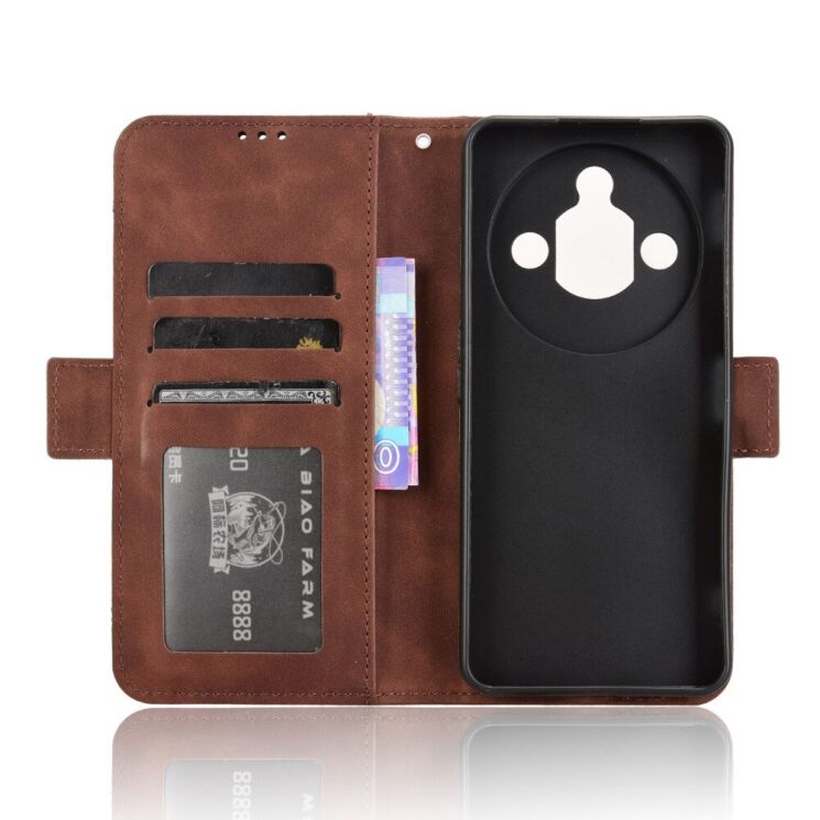 Чехол Deexe Wallet Stand для ZTE Nubia Focus Pro - Brown: фото 4 из 8