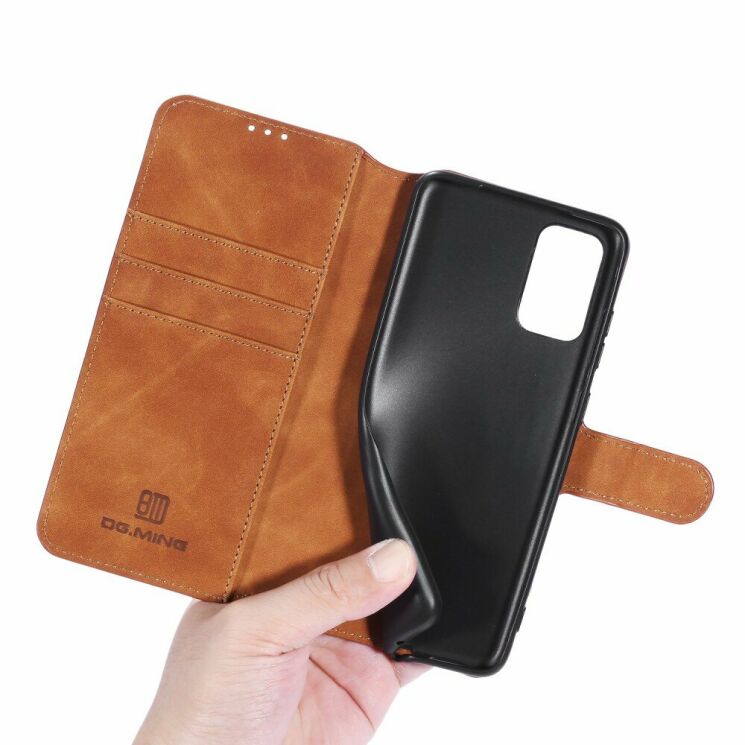 Чехол DG.MING Retro Style для Samsung Galaxy S20 Ultra (G988) - Brown: фото 7 из 10