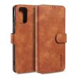 Чехол DG.MING Retro Style для Samsung Galaxy S20 Ultra (G988) - Brown (315059Z)