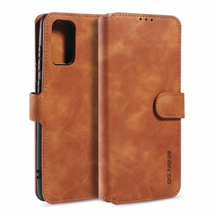 Чехол DG.MING Retro Style для Samsung Galaxy S20 Ultra (G988) - Brown: фото 1 из 10