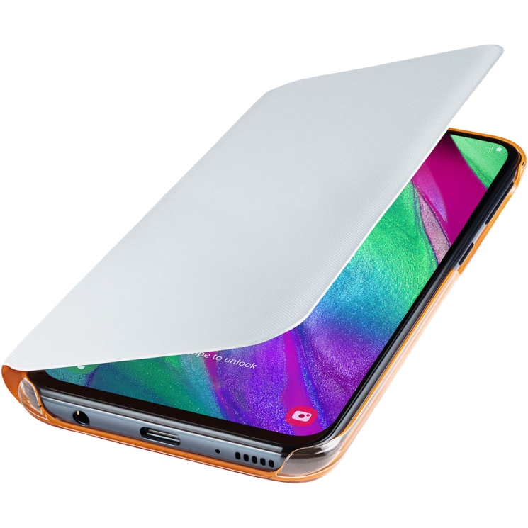 Чехол Flip Wallet Cover для Samsung Galaxy A40 (А405) EF-WA405PWEGRU - White (211314W) Чехол Flip Wallet Cover для Samsung Galaxy A40 (А405) EF-WA405PWEGRU - White: фото 4 из 4