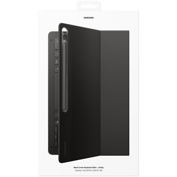Чехол-клавиатура Book Cover Keyboard Slim для Samsung Galaxy Tab S10 FE Plus (EF-DX620BBEGUA) - Black: фото 14 из 14