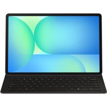 Чехол-клавиатура Book Cover Keyboard Slim для Samsung Galaxy Tab S10 FE Plus (EF-DX620BBEGUA) - Black: фото 1 из 14