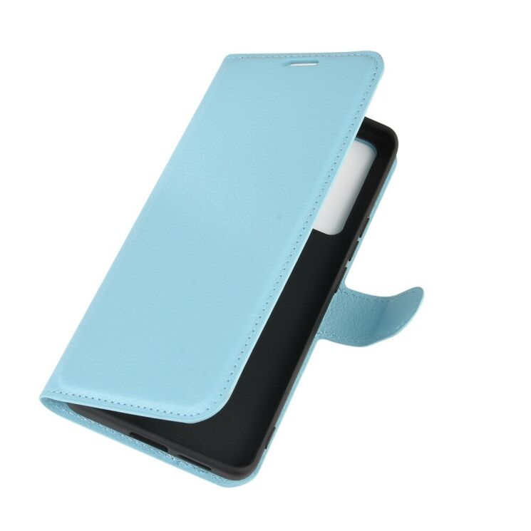Классический чехол-книжка Deexe Book Type для VIVO X50 Pro - Blue: фото 6 из 6