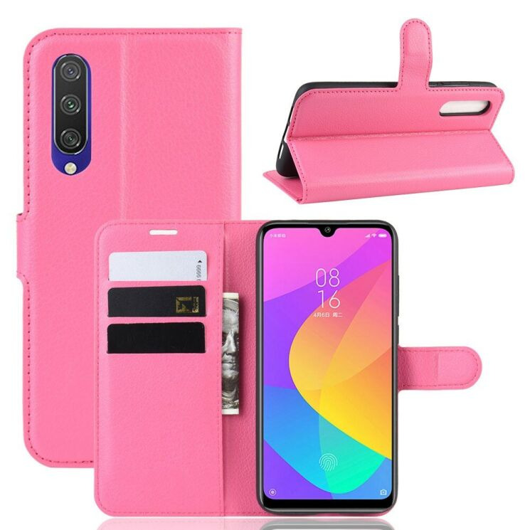 Класичний чохол-книжка Deexe Book Type для Xiaomi Mi CC9e / Mi A3 - Rose: фото 1 з 6