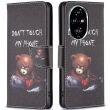 Чехол-книжка Deexe Color Wallet для Honor 200 Pro - Bear (362140C)