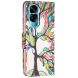 Чехол-книжка Deexe Color Wallet для Honor 90 Lite - Life Tree (347325E). Фото 4 из 8
