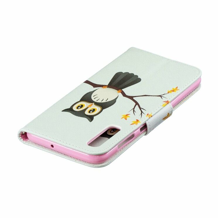 Чехол-книжка Deexe Color Wallet для Samsung Galaxy A50 (A505) / A30s (A307) / A50s (A507) - Owl on the Branch: фото 8 из 8