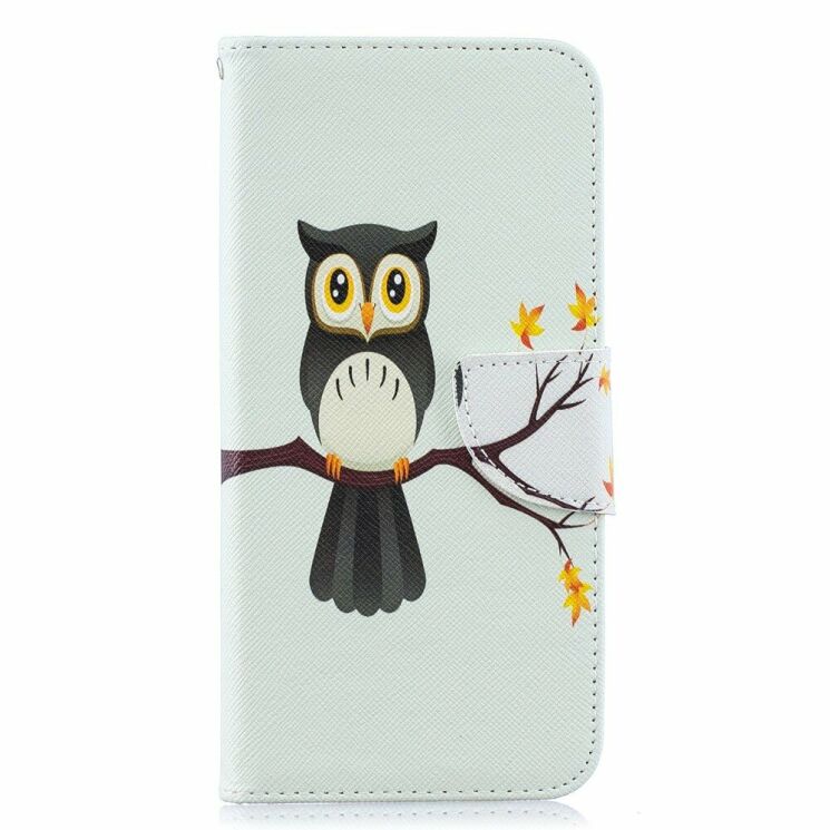 Чехол-книжка Deexe Color Wallet для Samsung Galaxy A50 (A505) / A30s (A307) / A50s (A507) - Owl on the Branch: фото 2 из 8