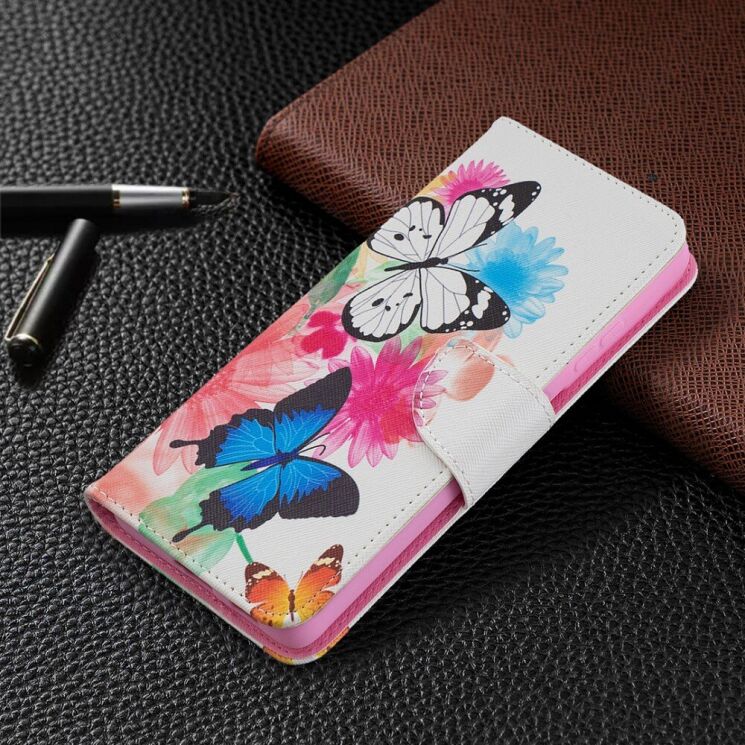 Чехол-книжка Deexe Color Wallet для Samsung Galaxy S21 Ultra (G998) - Two Butterfly: фото 5 из 9