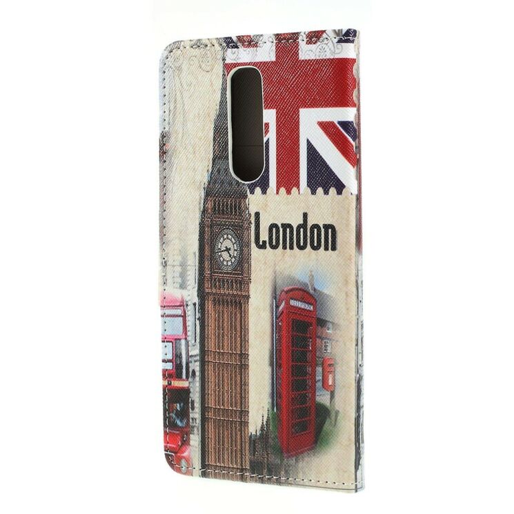 Чехол с рисунком Deexe Color Wallet для Sony Xperia 1 - Big Ben and UK Flag: фото 5 из 5