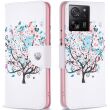 Чехол-книжка Deexe Color Wallet для Xiaomi 13T / 13T Pro - Flower Tree (338434H)