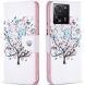 Чехол-книжка Deexe Color Wallet для Xiaomi 13T / 13T Pro - Flower Tree (338434H). Фото 1 из 8