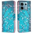 Чехол-книжка Deexe Color Wallet для Xiaomi Redmi Note 13 Pro 4G / Poco M6 Pro - Plum Blossom (345751G)