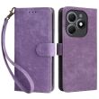 Чехол-книжка Deexe Delta Book для TECNO Spark 20 / Infinix Smart 8 Plus - Purple (345511V)