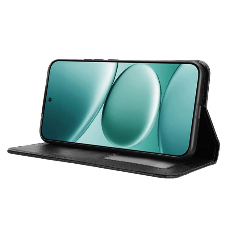 Чехол-книжка Deexe Retro Style для Xiaomi Redmi Note 15 Pro Plus / Poco M8 Pro 5G - Black: фото 14 из 19