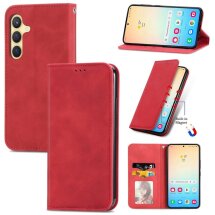 Чехол-книжка Deexe Wallet Case для Samsung Galaxy S25 (S931) - Red: фото 1 из 8