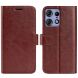 Чехол-книжка Deexe Wallet Style для Motorola Edge 50 Pro - Brown (353616Z). Фото 1 из 6