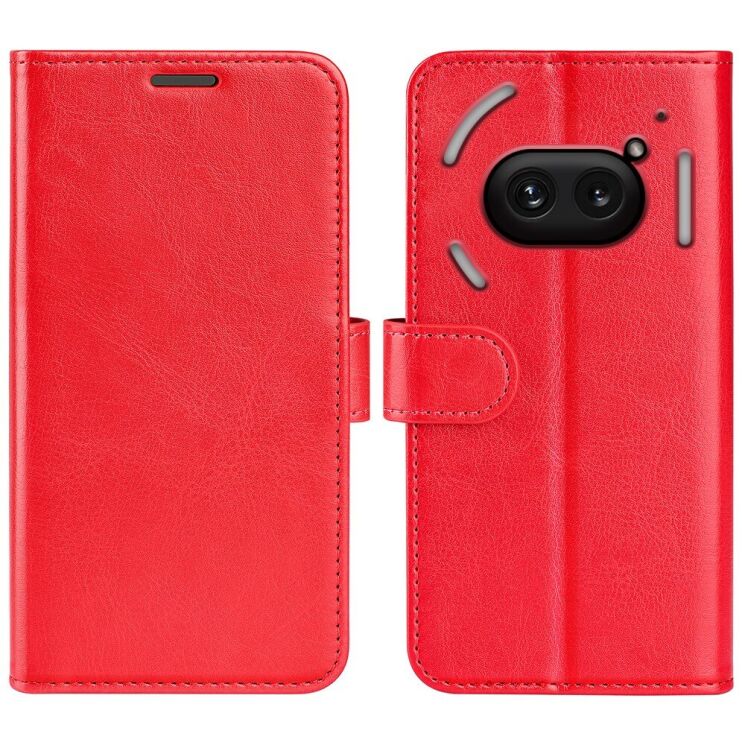 Чехол-книжка Deexe Wallet Style для Nothing Phone (2a) / Phone (2a) Plus - Red: фото 1 из 6