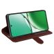 Чехол-книжка Deexe Wallet Style для OPPO Reno 12 F/FS - Brown (360102Z). Фото 3 из 6