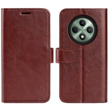 Чехол-книжка Deexe Wallet Style для OPPO Reno 12 F/FS - Brown: фото 1 из 6