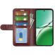 Чехол-книжка Deexe Wallet Style для OPPO Reno 12 F/FS - Brown (360102Z). Фото 2 из 6