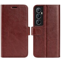 Чехол-книжка Deexe Wallet Style для Realme C65 - Brown: фото 1 из 6