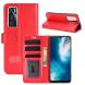 Классический чехол-книжка Deexe Wallet Style для VIVO V20 SE - Red (253818R). Фото 2 из 8