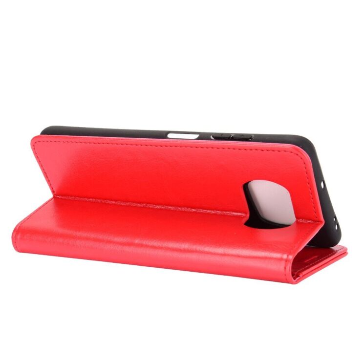 Чехол-книжка Deexe Wallet Style для Xiaomi Poco X3 / Poco X3 Pro - Red: фото 7 из 8