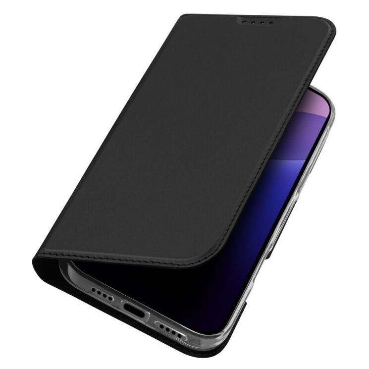 Чехол-книжка DUX DUCIS Skin Pro для Apple iPhone 16 Pro Max - Black: фото 3 из 10