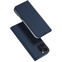 Чехол-книжка DUX DUCIS Skin Pro для Apple iPhone 16 Pro - Blue: фото 1 из 10
