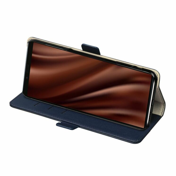 Чохол-книжка DZGOGO Milo Series для Sony Xperia 1 - Dark Blue: фото 4 з 6