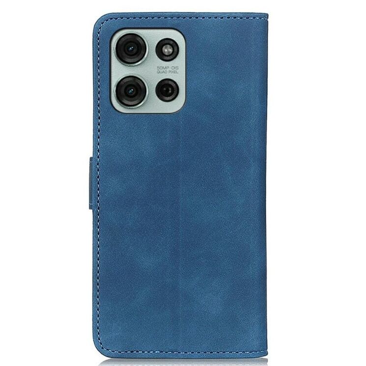 Чехол-книжка KHAZNEH Retro Wallet для Motorola Moto G75 - Blue: фото 5 из 8