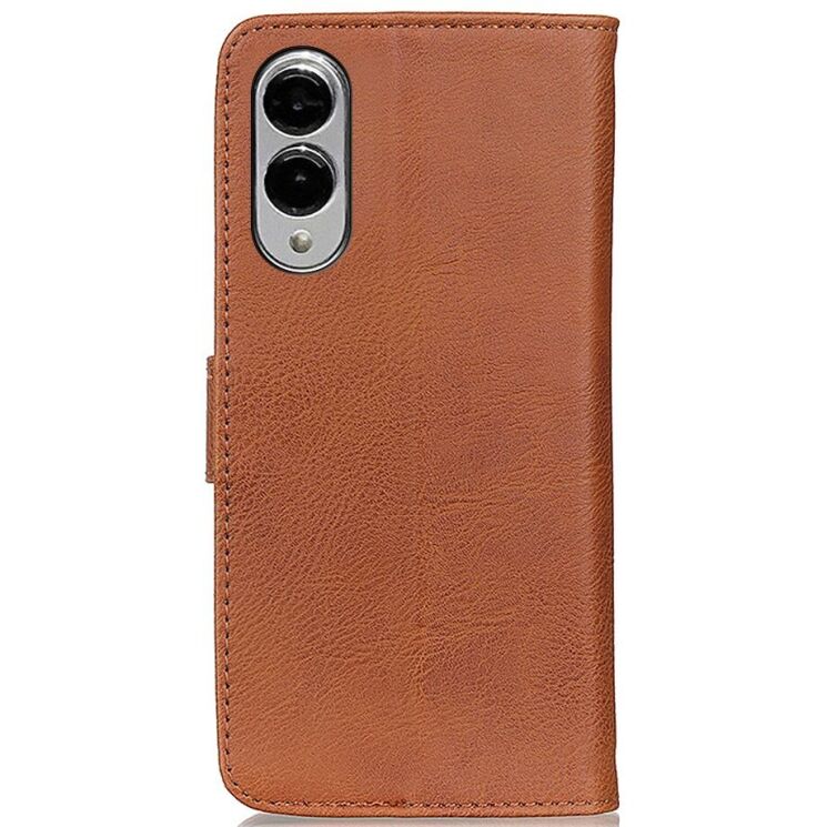 Чохол-книжка із застібкою KHAZNEH Wallet Cover для Samsung Galaxy S25 Edge (S937) - Brown: фото 6 з 9