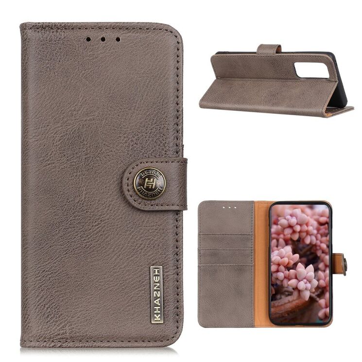 Чехол-книжка KHAZNEH Wallet Cover для VIVO V20 SE - Coffee: фото 1 из 10