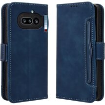 Чохол-книжка з кишеньками Deexe Wallet Stand для Nothing Phone (4a) - Blue: фото 1 з 8