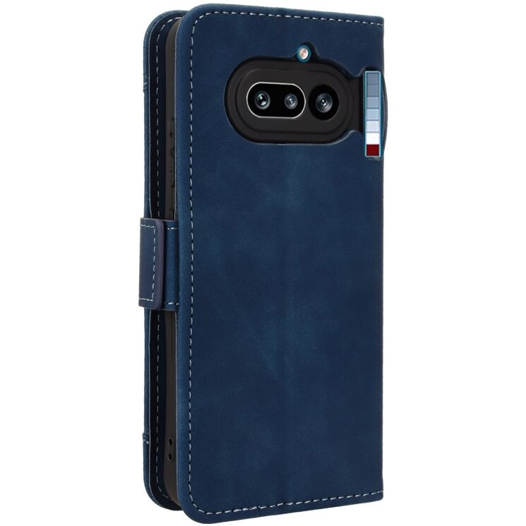 Чохол-книжка з кишеньками Deexe Wallet Stand для Nothing Phone (4a) - Blue: фото 7 з 8