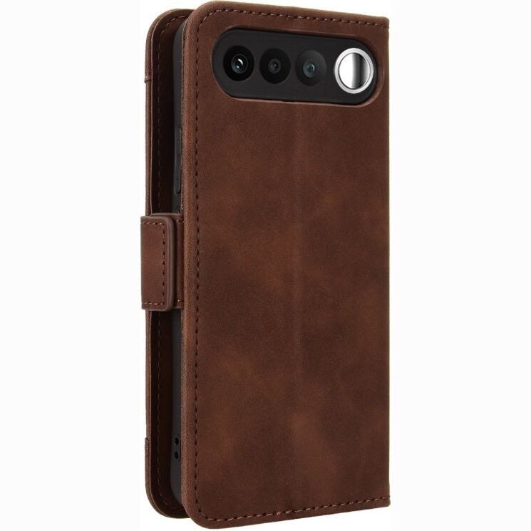 Чохол-книжка з кишеньками Deexe Wallet Stand для Realme 16 - Brown (412308Z) Чохол-книжка з кишеньками Deexe Wallet Stand для Realme 16 - Brown: фото 7 з 15