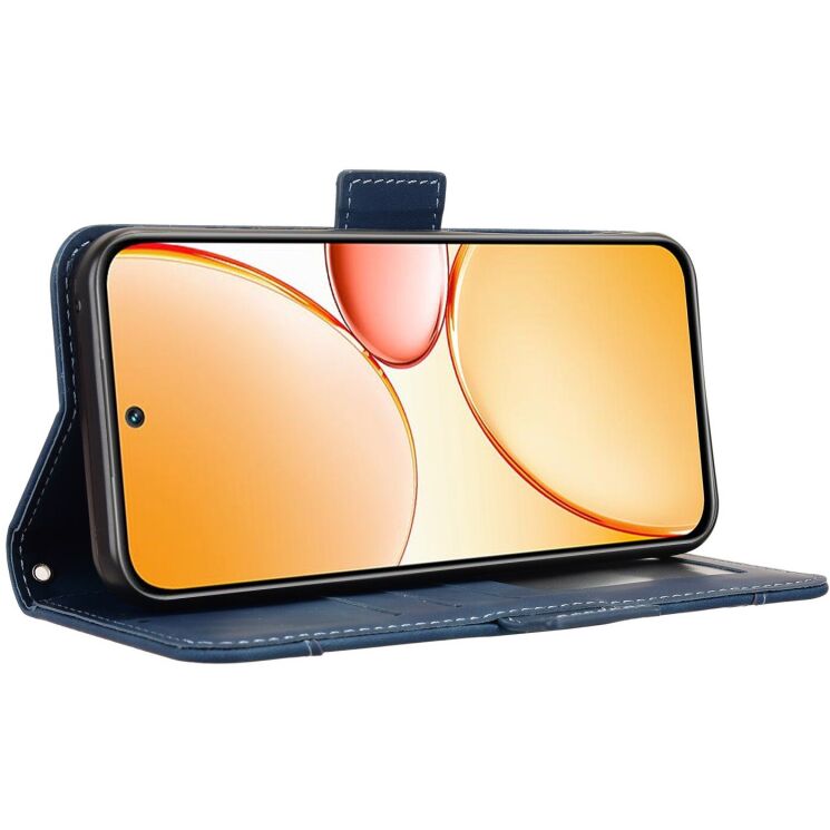 Чехол-книжка с карманами Deexe Wallet Stand для Realme C85 Pro - Blue (403901L) Чехол-книжка с карманами Deexe Wallet Stand для Realme C85 Pro - Blue: фото 5 из 15