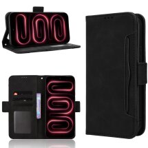 Чехол-книжка с карманами Deexe Wallet Stand для Xiaomi Poco F9 Pro - Black: фото 1 из 17