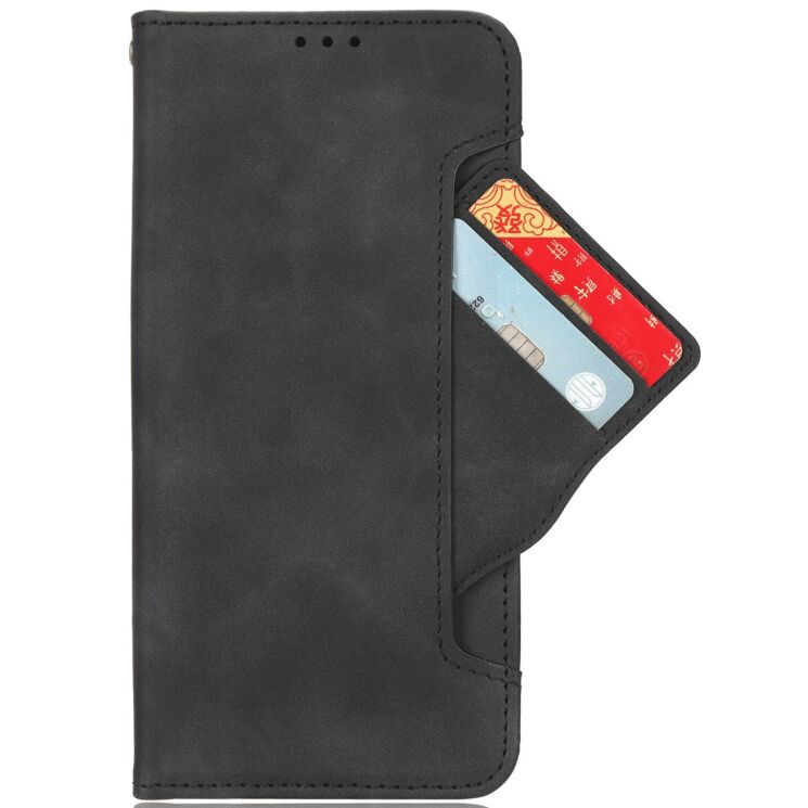 Чехол-книжка с карманами Deexe Wallet Stand для Xiaomi Poco F9 Pro - Black: фото 4 из 17